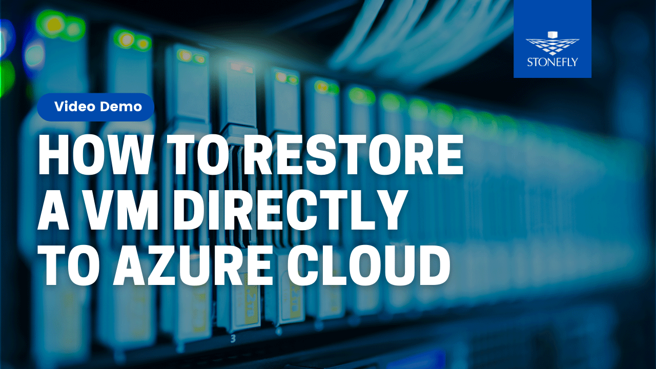 How to restore a VM directly to Azure cloud