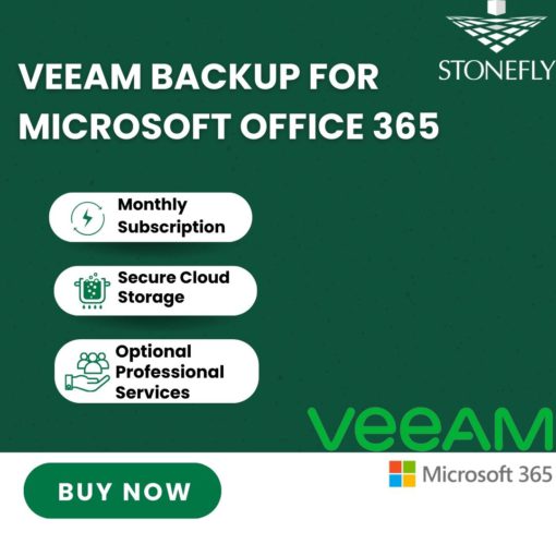 Veeam Backup for Microsoft 365, 1-Year Subscription Paid Monthly, Per User