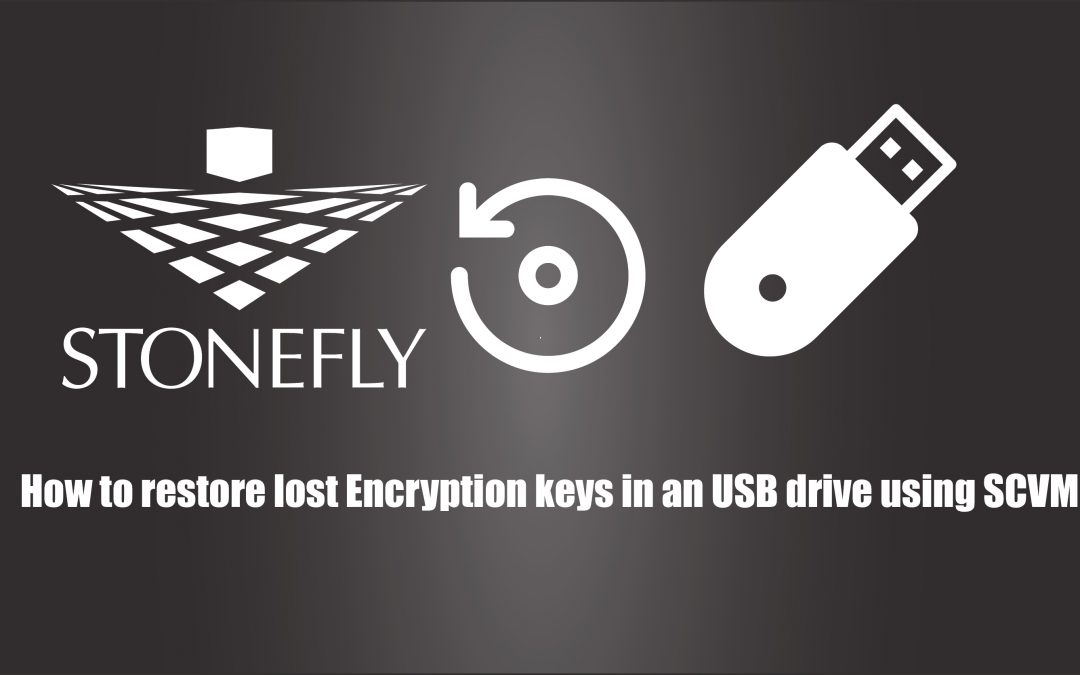 How can you restore encryption USB device in SAN