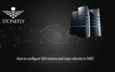 How to configure volume and copy volumes in SAN?