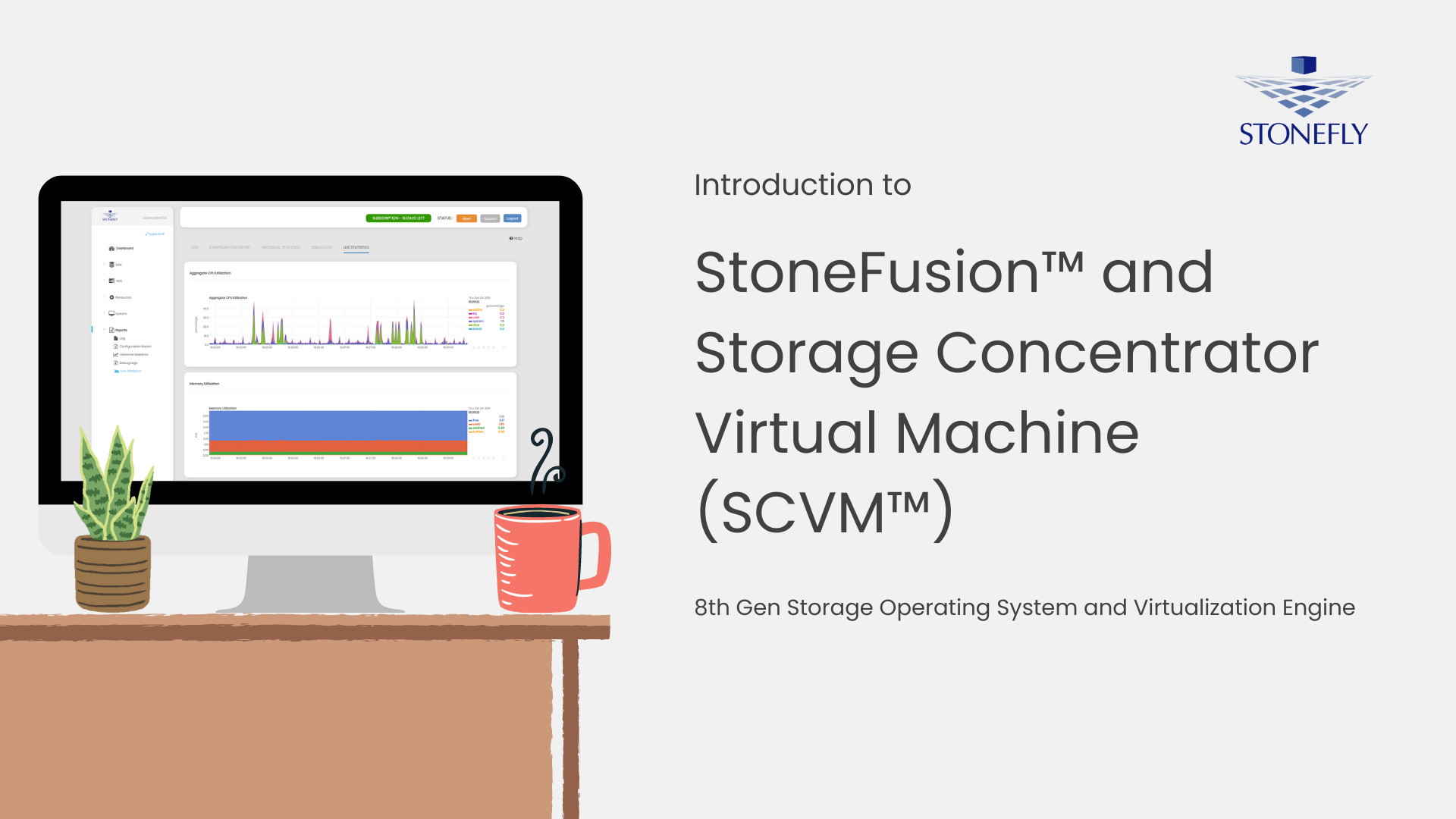 Introduction to StoneFly’s Patented Storage Operating System – StoneFusion™ and SCVM™