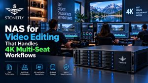 NAS for Video Editing That Handles 4K Multi-Seat Workflows