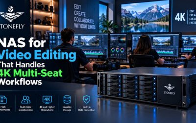 NAS for Video Editing That Handles 4K Multi-Seat Workflows