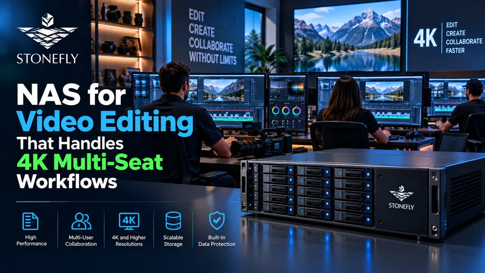 NAS for Video Editing That Handles 4K Multi-Seat Workflows